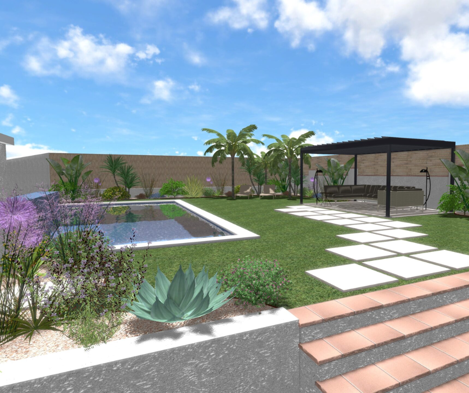 Paisajismo para hotel con jardín mediterráneo sostenible en Barcelona