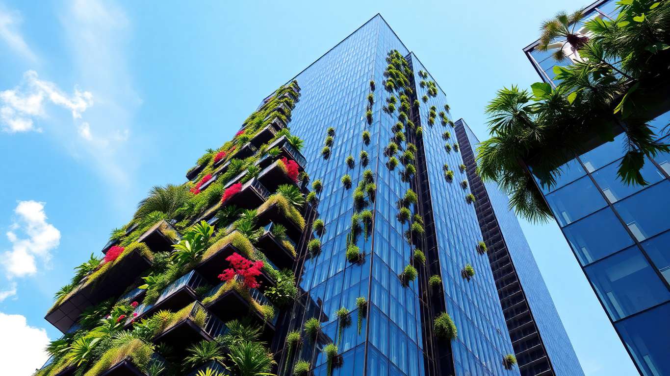 Jardín contemporáneo de 2026 con diseño naturalista, plantas autóctonas, grava decorativa, zona de estar cómoda e iluminación ambiental sostenible.